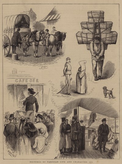 Immagini della vita e del carattere parigino, II da William Ralston